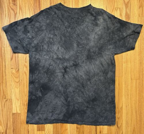 Mountain Skull Graphics Gray Tie Dye Adult T-shirt 2XL Halloween - Picture 8 of 8