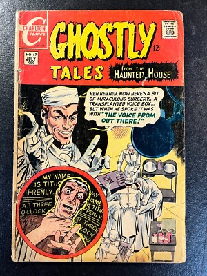 GHOSTLY TALES 67 Steve Ditko V 1 Charlton Horror Vintage 1968 Silver Age