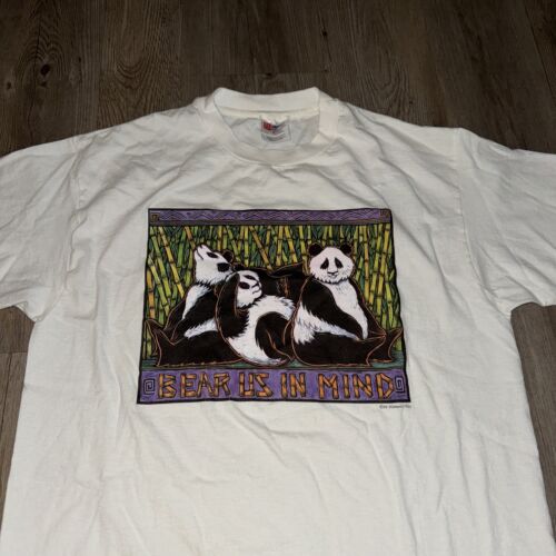 Vintage Panda Bears Endangered Animals Single Sti… - image 1