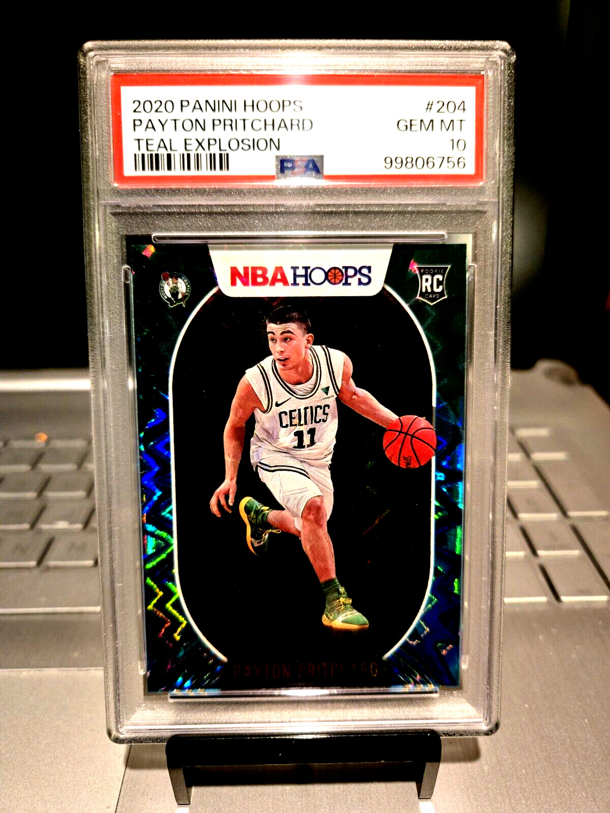 Payton Pritchard Rookie RC 2020 Panini NBA Hoops Teal Explosion PSA 10 SSP 🔥