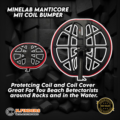 Minelab Manticore 11'' Spule Stoßstange Groß für Ihnen Strand von Detektoren Um