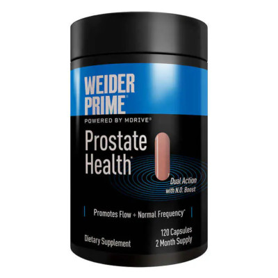 Weider Prime Prostate Health, 120 Veggie Capsules Exp: 01/2027 - Free Shipping!