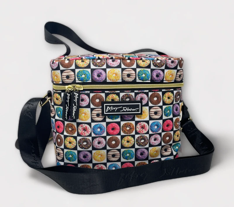 Betsey Johnson Donuts Insulated Lunch Tote Bag
