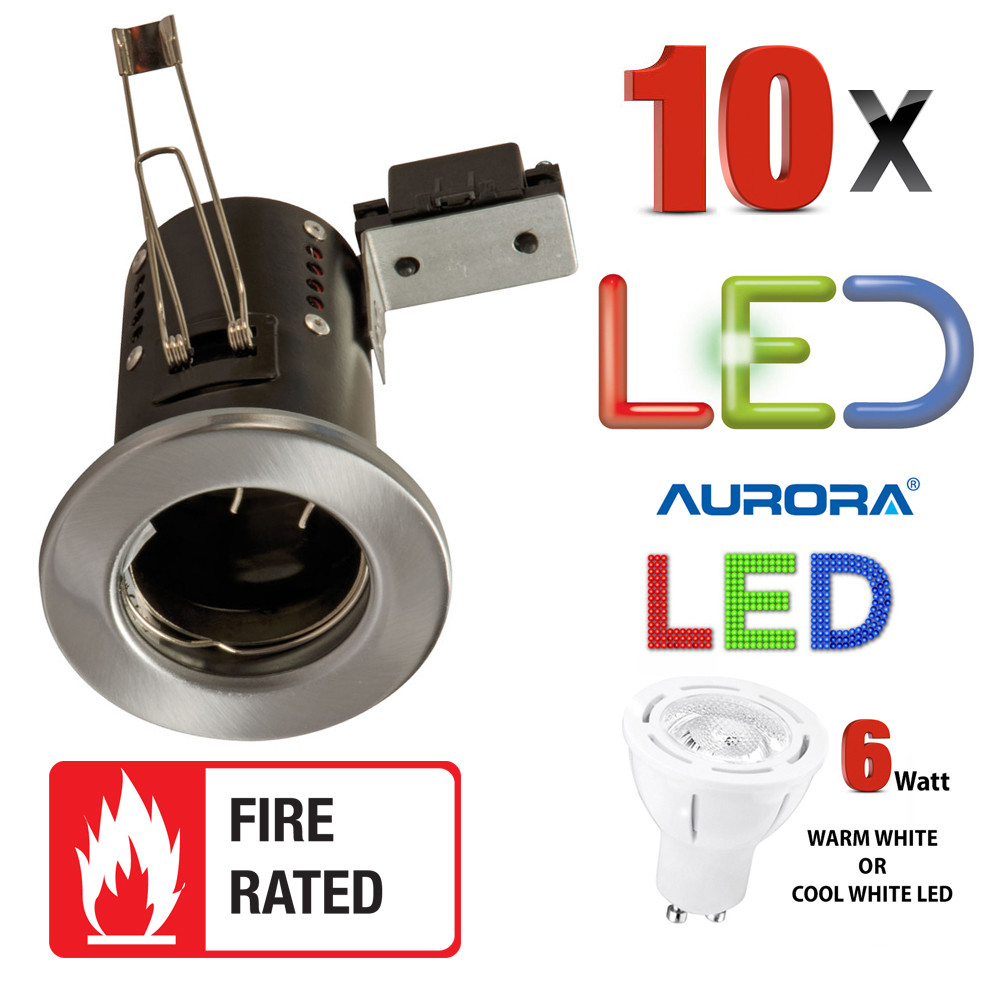 10 X FIRE RATED GU10 240V DOWNLIGHT SPOT LIGHT CEILING ... 10 X FIRE RATED GU10 240V DOWNLIGHT SPOT LIGHT CEILING ...