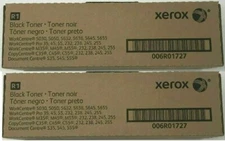 2 New Genuine Factory Sealed Xerox 006R01727 Black Toner Cartridges Workcentre