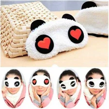 Blindfold Eye Mask Comfortable Adult Kids Face Cover Cute Soft Panda Sleeping