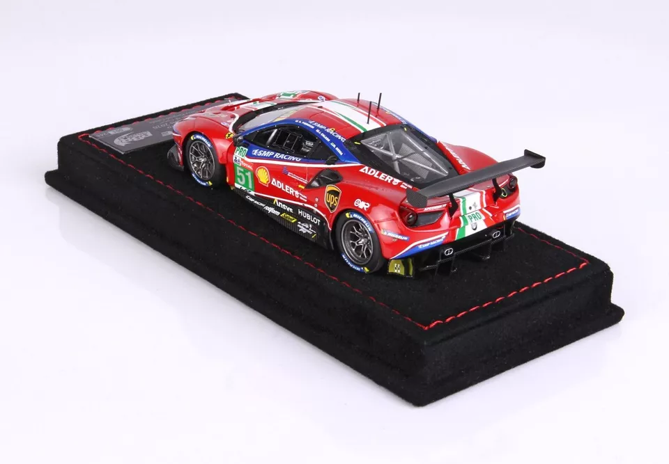 BBR 1:43 Ferrari 488 LM GTE PRO Team AF Corse No51 24H Le Mans 2020 ограниченная серия 248 - Изображение 3 из 4