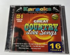 Karaoke Bay- Great Country Love Songs - Music CD - Various Artists New Sealed