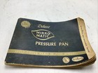 1958 Mirror-Matic Deluxe Pressure Pan Cooker Owners Manual Booklet Recipes+