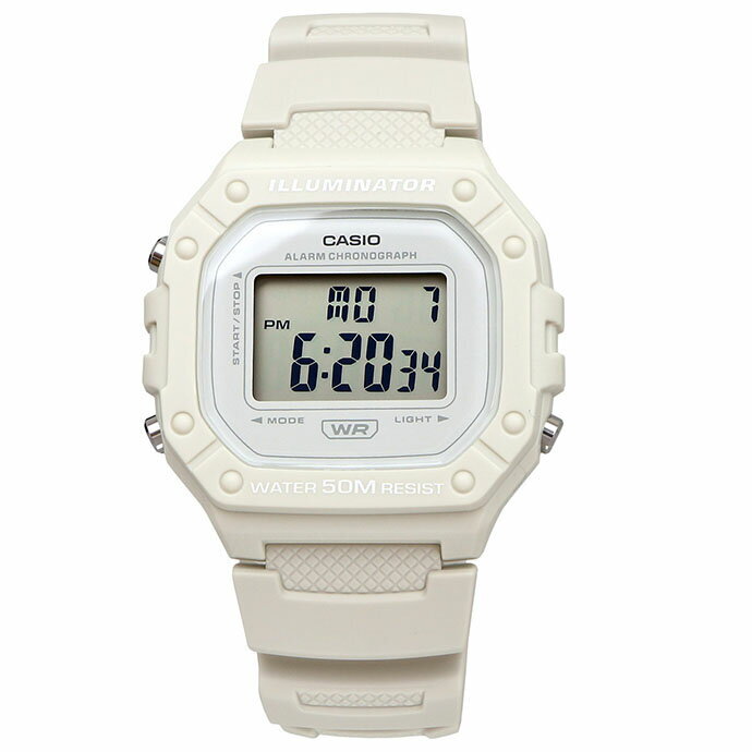CASIO W-218HC-8AV Watch Cheap Casio Chipkashi Square Unisex