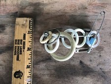 Vintage Bobby Pins With Celluoid Rings  Plastic