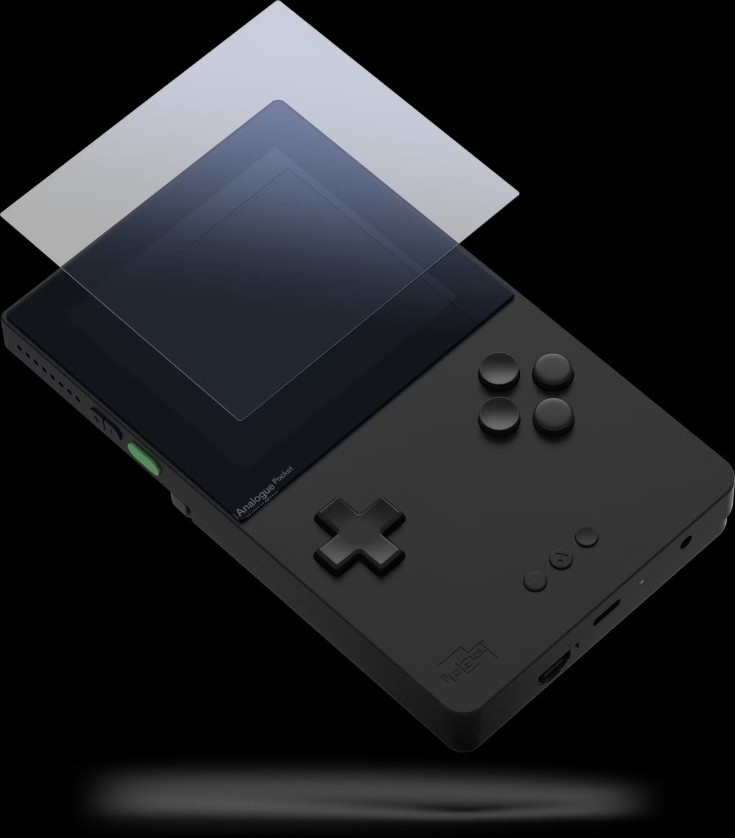 Analogue Pocket blk/wht PC Engine Turbo Pocket Adapter Super