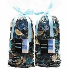 2 Pcs Potpourri Bags of Ocean Scented Sachet Turquoise Potpourri 8.4OZ