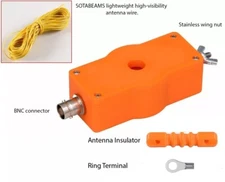40 Watts SSB QRP EFHW no-tune antenna, 40m, 20m, 15m, 10m with 70ft Ant Wire