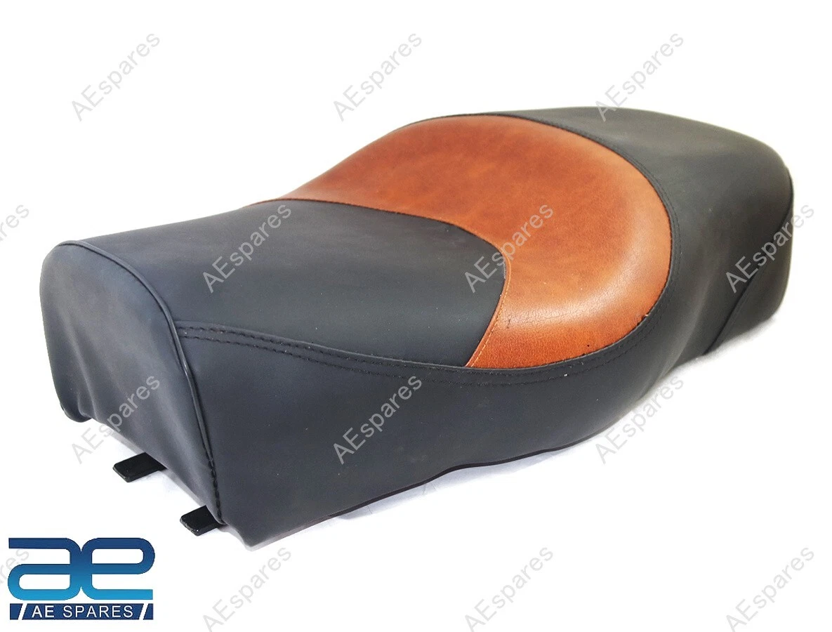 For Royal Enfield Interceptor 650 Touring Low Rider & Passenger Seat Black view 3