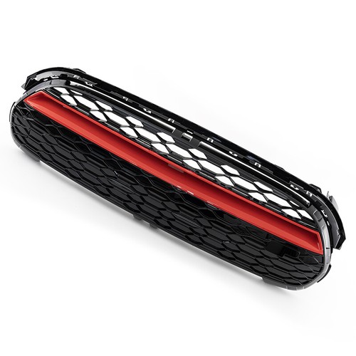 For BMW Mini Cooper F55 F56 F57 2014~2021 GP Style Front Bumper Grille Black+Red - Picture 9 of 10