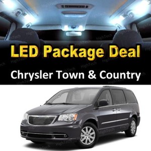 Details About 9x White Led Lights Interior Package Deal For 2001 2017 Chrysler Town Country