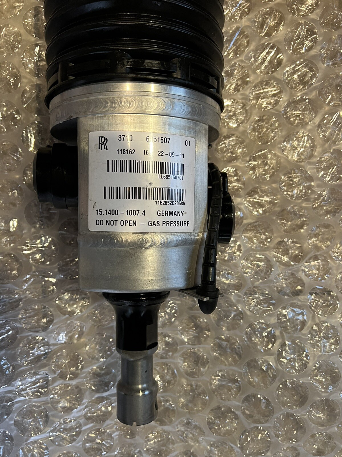 2010 -2020 ROLLS ROYCE GHOST Left  Air STRUT OEM 37106851607 Rebuild