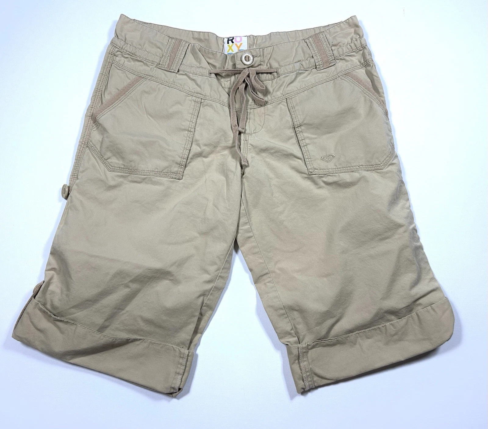 Vintage Roxy Y2K Women's Size 9 Tan Brown Capri Pants Cropped #284
Opens in a new window or tab