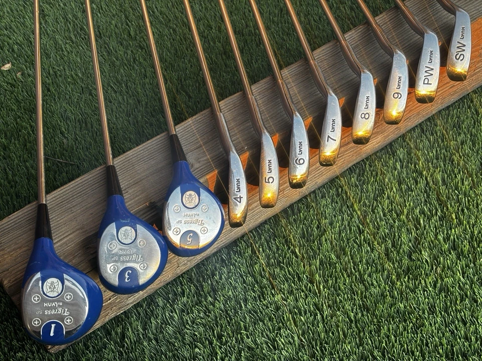 Juego de golf Lynx Tigress S/P damas diestros 4-SW + 1 3 5 maderas limpio Foto 2 de 4