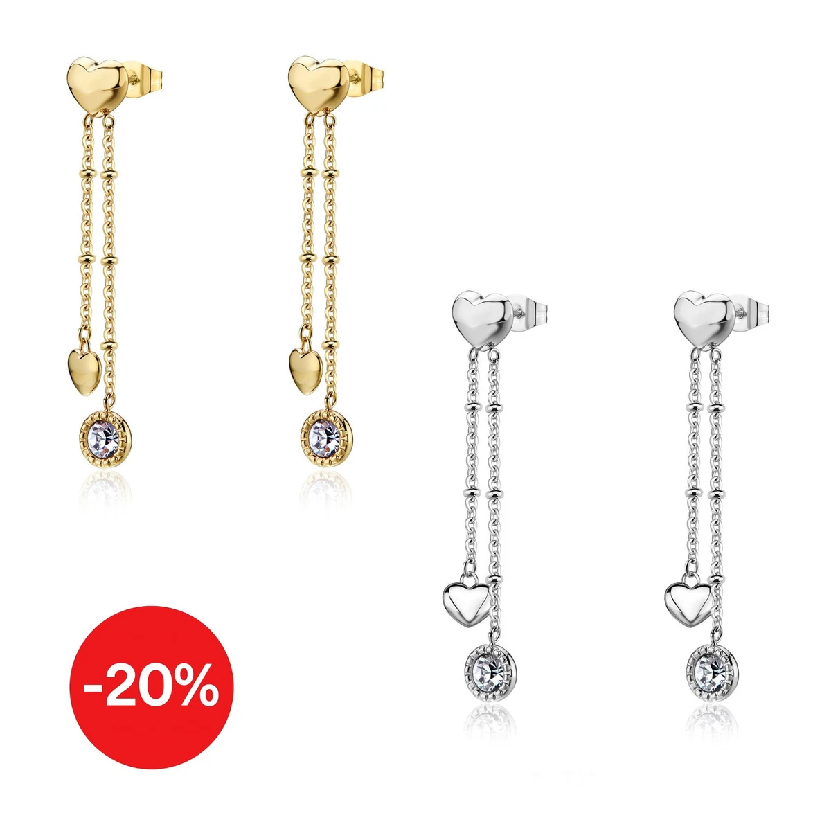 Orecchini In Titanio Nero Argento Cerchio Perno In Acciaio - Foto 5