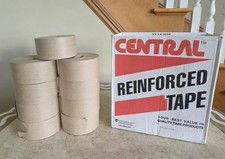 Central Reinforced Water Activated Tape 240 K7000 72 mm 2.8" x 450' 9 rolls