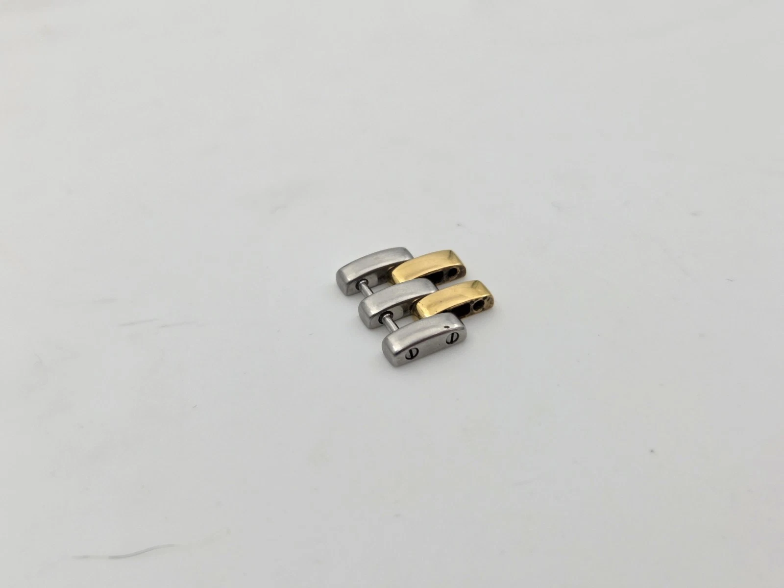 Cartier — Cartier Small 12mm Gold/Steel Panther Link 2 Row Gold