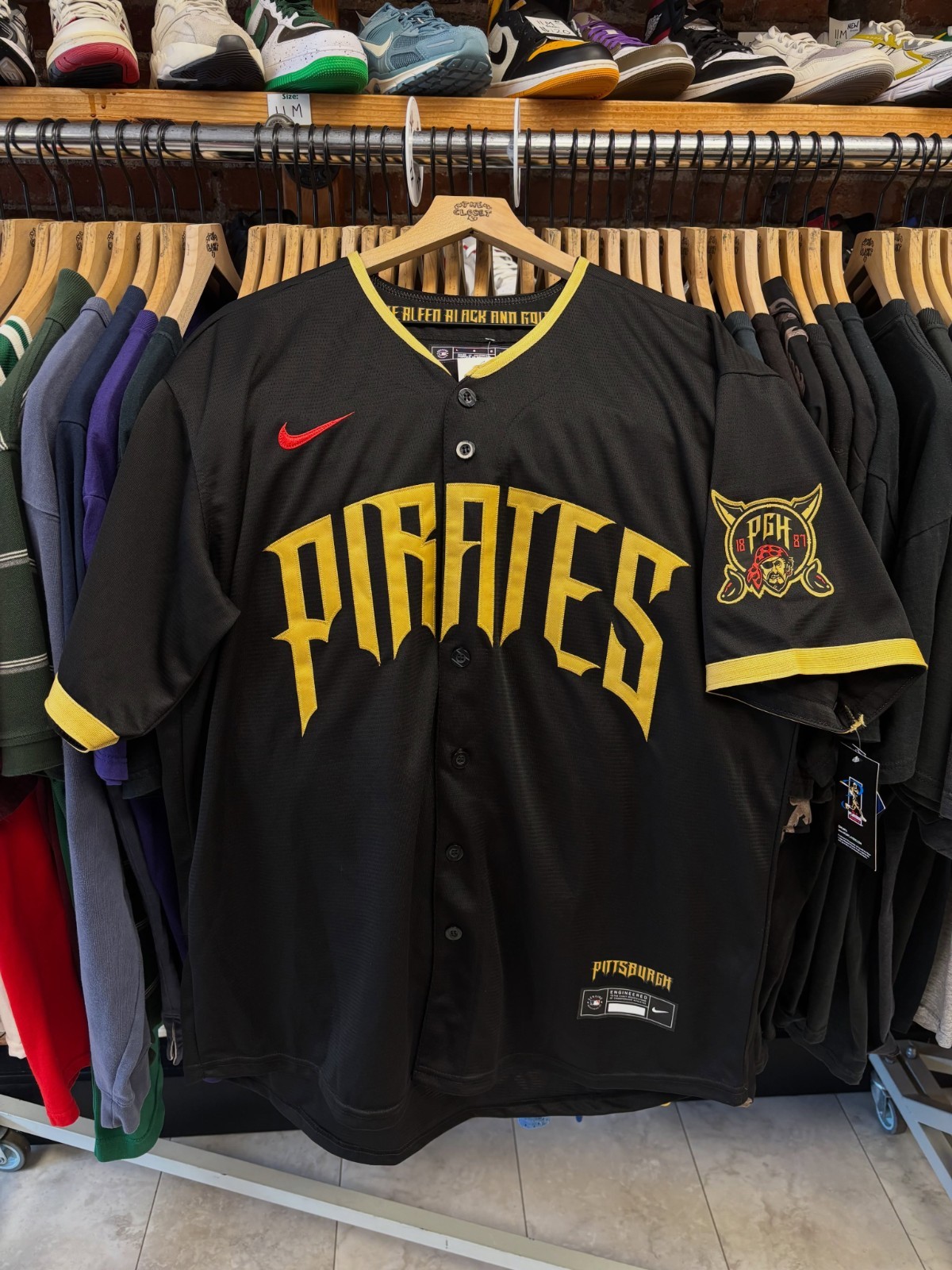Pittsburgh Pirates Paul Skenes #30 Black City Connect Baseball Jersey NWT - XL