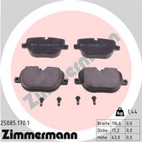 Bremsbelagsatz Scheibenbremse Zimmermann 25085.170.1 FüR Range Rover L322 3 1