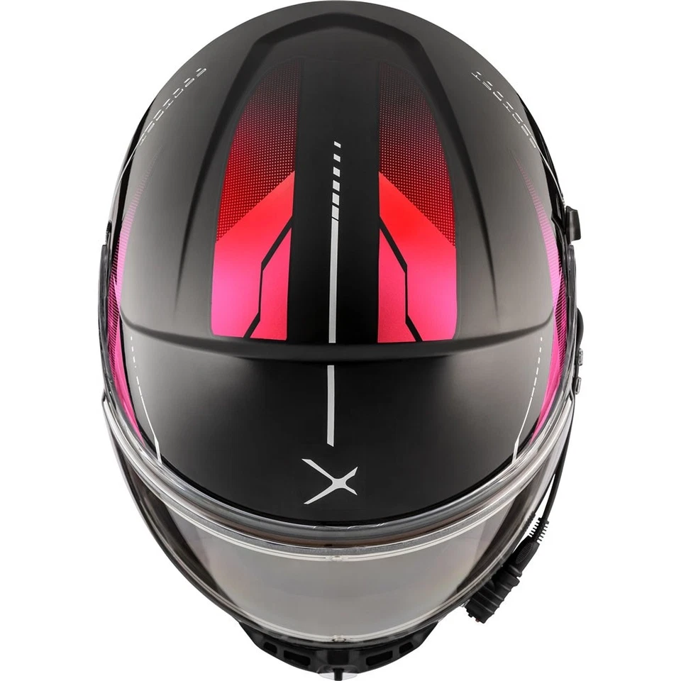 CKX Gloss Pink Contact Full Face Snowmobile Helmet Artik Electric Shield DOT Foto 4 de 4