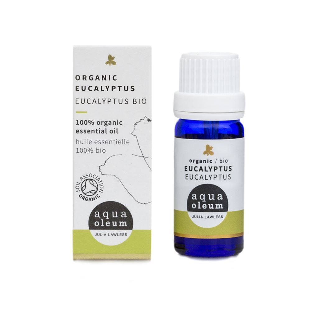 Aqua Oleum Organic Eucalyptus Essential Oil 10ml - 4 Pack