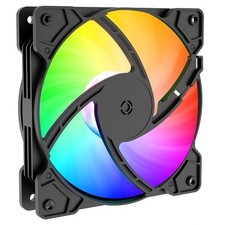 Colorful LED 12CM Cooling Fan for Computer Radiator with 4Pin Silent Operation