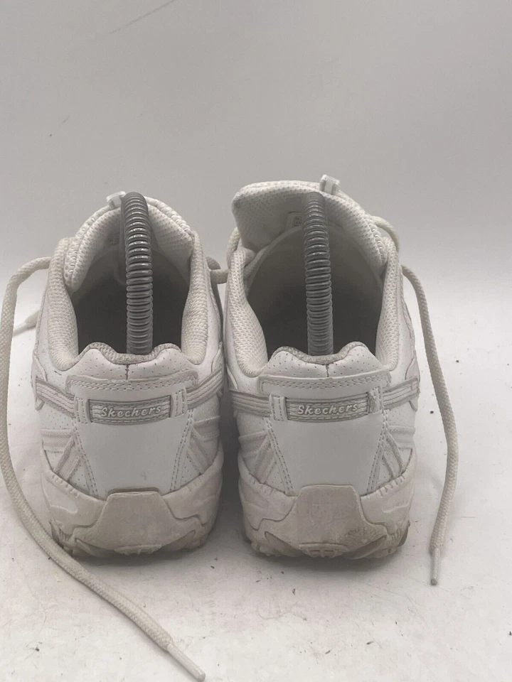 Skechers Compulsions Para Mujer Talla 6.5 Blanco Totalmente Activo Polvo Puff Cuero Foto 3 de 4