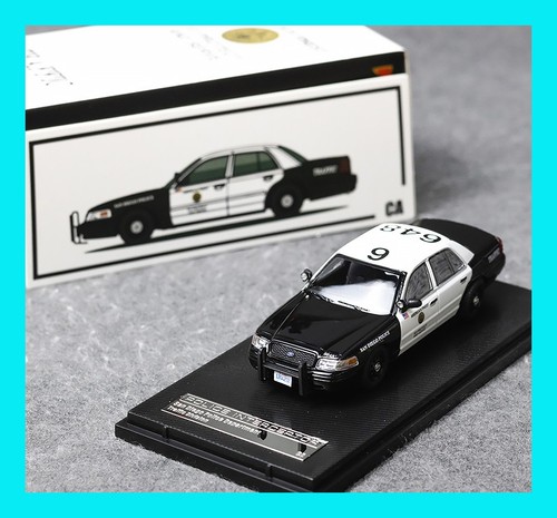 Voiture Miniature 1:64 ZD Rollin - Crown Victoria Police De San Diego (SDPD) - Métal, 2023
