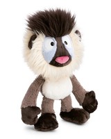 Nici Kuscheltier Mandrill Matuto 24Cm - Grau - Stofftier Aus Weichem PlüSch,