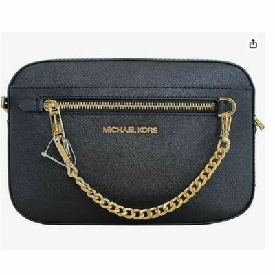 Michael Kors Women s Adult Two inside pockets leather East West Chain Crossbody