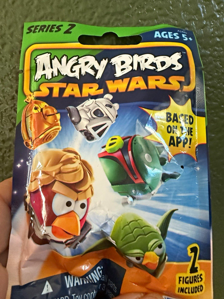 Angry Birds Star Wars Series 2 Figure Set C-3PO & Yoda Multicolor Ages ...