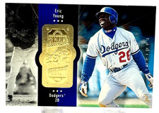 1998 SPx Finite - Eric Young #287 Radiance 777/4500 LA Dodgers