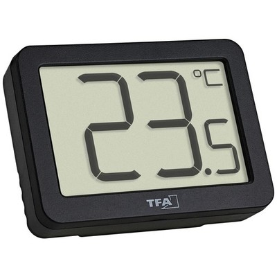 TFA Dostmann  Thermometer Schwarz 30.1065.01