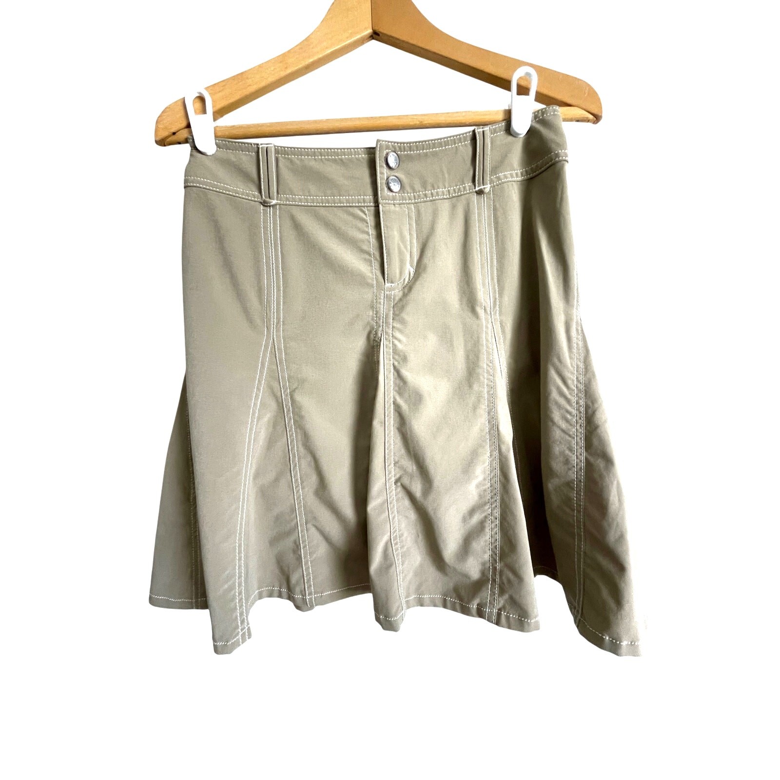 Athleta Whatever Skort tan solid stretch lightwei… - image 1