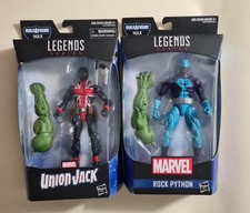 Marvel Legends Union Jack And Rock Python BAF The Hulk Right   Left Arm Disney