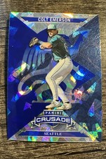 2025 Panini Crusade - Colt Emerson #1 Blue Cracked Ice (RC)