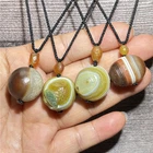 Wholesale!A Batch Gobi Eye Agate Specimen Pendant Necklace 4PCS