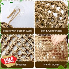 Tfwadmx 2pc Lizard Hammock, Bearded Dragon Seagrass Lounger