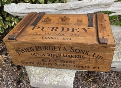 James Purdey & Sons Waffen- & Gewehrmacher Vintage-Stil Holz Deko Box Kiste