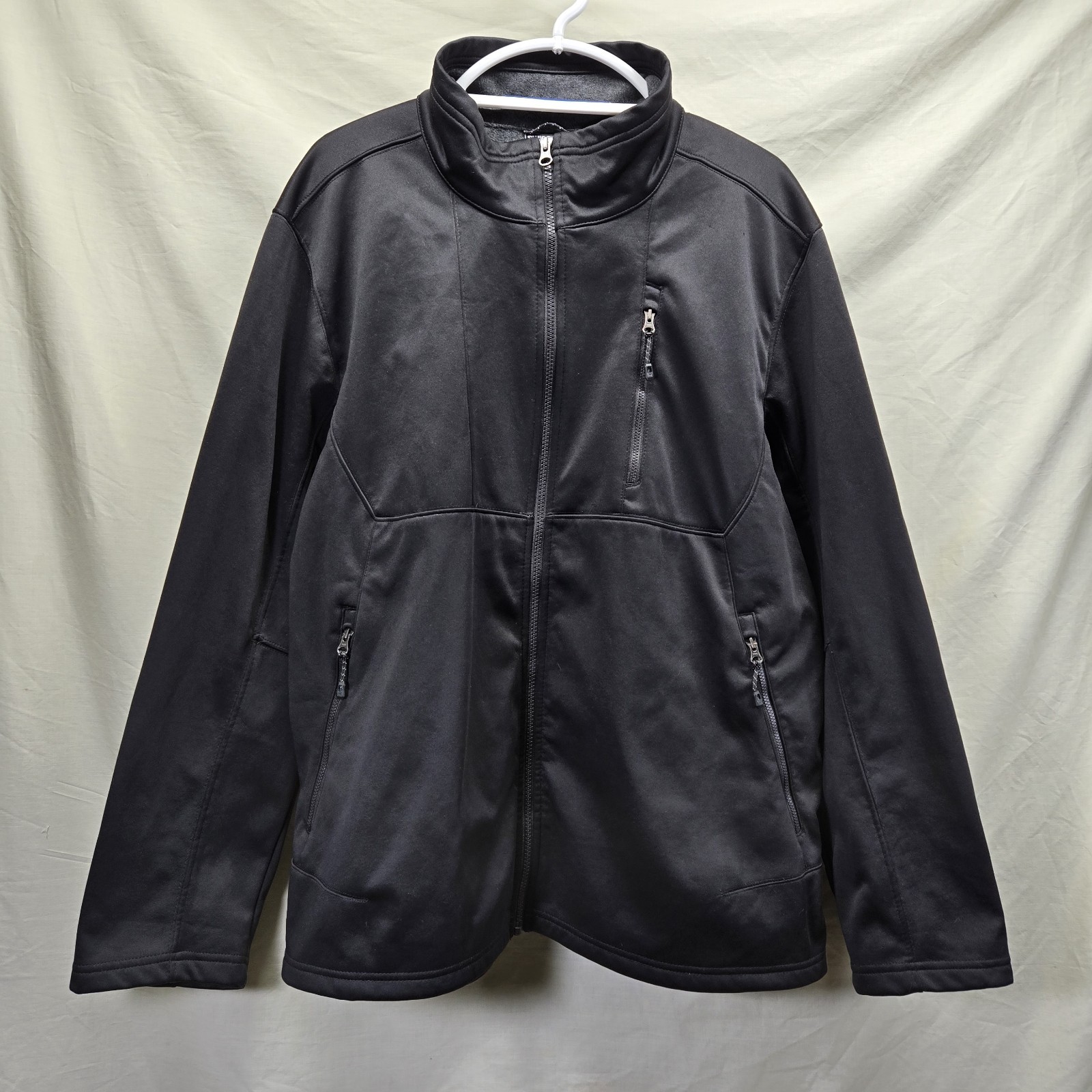 Swiss Tech Activewear Black Softshell Fleece Line… - image 13