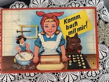 Gl cksk fer Vintage German Toy Baking Set in Box, Komm back mit mir