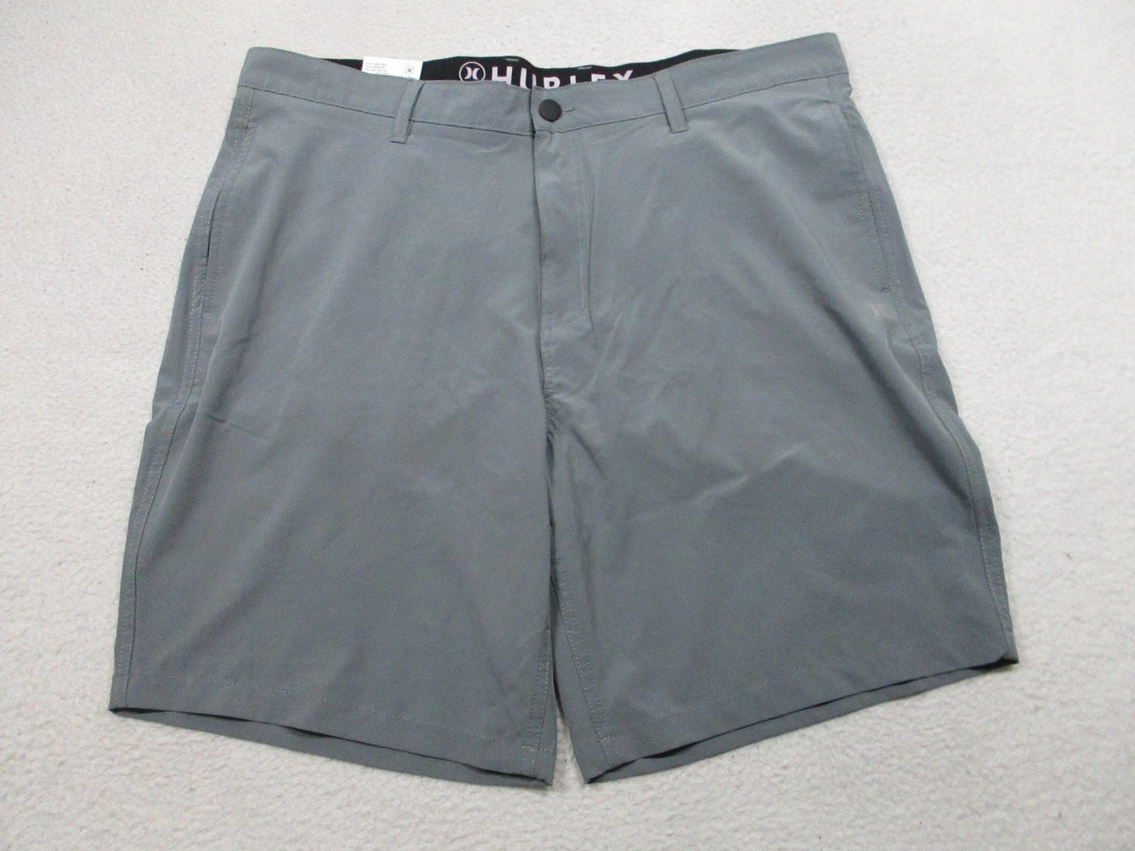 NWT Hurley Shorts Mens 40 Grey Quick Dry Hybrid Walkshort Golf Surf Stretch