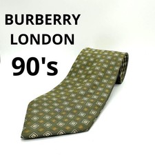 Burberry London 61820 Silk Tie Necktie 9.5cm 141.5cm Vintage Excellent