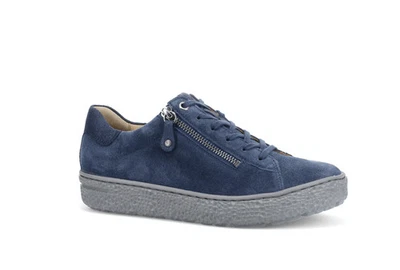 Hartjes Halbschuh Phil stahlblau Damen